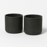 2x Charlie Black Washed Ø:18 cm – Lifestyle-Aufnahme Set