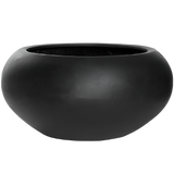 Cora Pflanzschale Schwarz aus Fiberstone – freigestellt