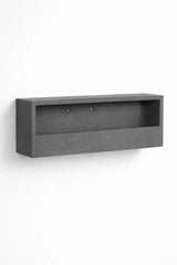 Hanging Wally Balcony Wandpflanzschale Grau aus Fiberstone – Wandmontage im Ambiente