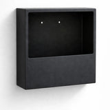 Hanging Wally Jack Wandpflanzschale Schwarz aus Fiberstone – freigestellt