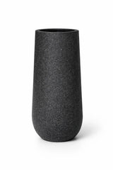 Nax Pflanzkübel Midnight Schwarz aus Fiberstone – freigestellt