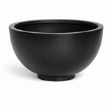 Peter Pflanzschale Schwarz aus Fiberstone – flache Schale freigestellt