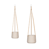 Hanging Patt Set Grau 2er Set Größen M und L – Freisteller