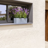 Balcony Balkonkasten Grau aus Fiberstone – mehrere Größen im Vergleich
