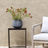 Mini Pax Pflanzkübel Grau aus Fiberstone – kleiner runder Kübel