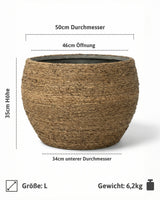 Abby Straw Gras Größe L [v=L|ø50|ö46|h35]