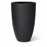 Ben Pflanzkübel Midnight Schwarz aus Fiberstone Granite – große Ausführung freigestellt [mc]