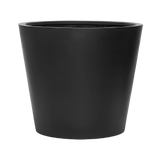Bucket Pflanzkübel Schwarz aus Fiberstone – freigestellt