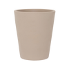 Blumentopf Rosa Beige aus glasierter Keramik