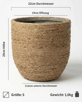 Cody Straw Gras Größe S [v=S|ø22|ö19|h20]