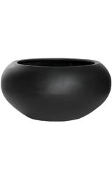 Cora Pflanzschale Schwarz aus Fiberstone – freigestellt
