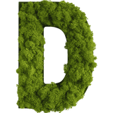Islandmoos Piktogramm Buchstabe Finestgreen 