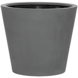 Bucket Pflanzkübel Grau aus Fiberstone – Größe 50 cm freigestellt [mc]