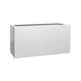 Jort Pflanzkübel Matt Weiß aus Fiberstone – Größe M freigestellt [mc]
