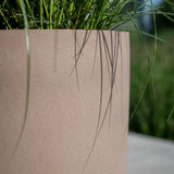 Dax Pflanzkübel Taupe aus Fiberstone – Größe 80 cm