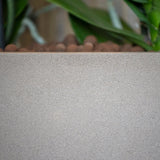 Balcony Balkonkasten Taupe aus Fiberstone – Größe L Seitenansicht
