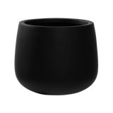 Mini Pax Pflanzkübel Schwarz aus Fiberstone – freigestellt [mc]