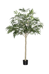 Ficus Alii Baum Kunstpflanze XL 230cm - Finestgreen