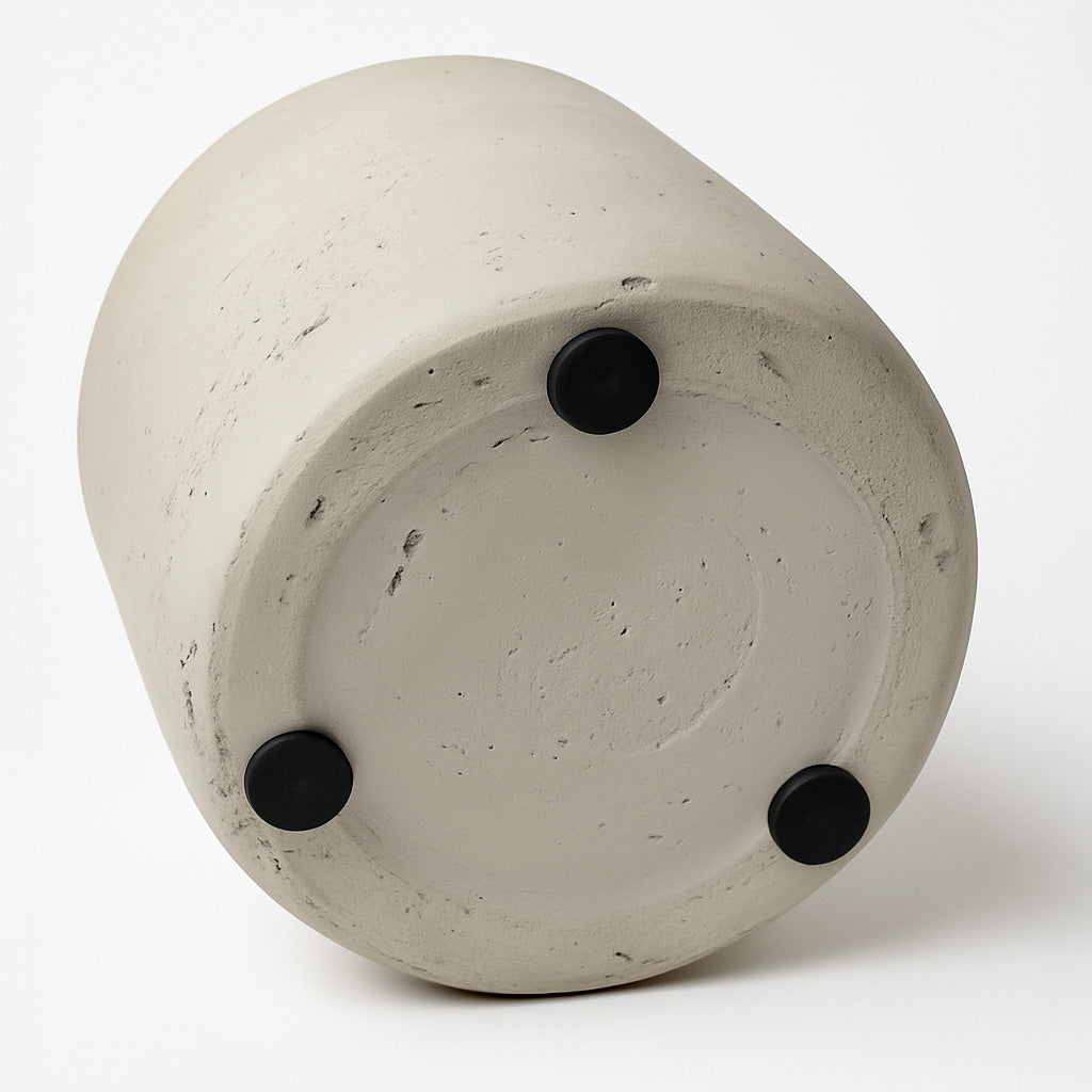 Topf Fiberclay Filzgleit Ansicht von unten
