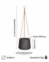Hanging Patt Schwarz Größe S [v=S|ø13.5|ö10.4|h11]