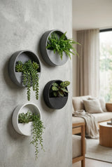 Hanging Wally 4er Set Grau / Schwarz / Matt Weiß Finestgreen 