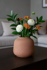 Jabari Clay Washed Vase Clay aus Fiberclay – Terrakotta-Optik