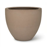 Jesslyn Pflanzkübel Taupe aus Fiberstone – freigestellt [mc]