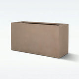 Jort Pflanzkübel Taupe aus Fiberstone – freigestellt [mc]