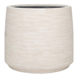 Jumbo Patt Pflanzkübel Ivory Washed aus Fiberstone – freigestellt