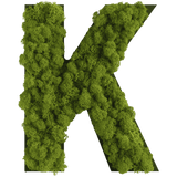 Islandmoos Piktogramm Buchstabe Finestgreen 