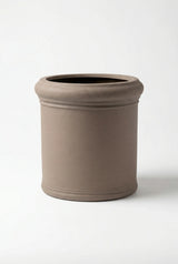 Max Classic Pflanzkübel Taupe aus Fiberstone – saubere Frontansicht freigestellt [mc]