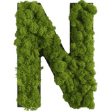 Islandmoos Piktogramm Buchstabe Finestgreen 