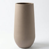 Nax Pflanzkübel Taupe aus Fiberstone – freigestellt [mc]