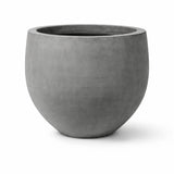 Orb Pflanzkübel Grau aus Fiberstone – Kugelform freigestellt