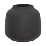 Jabari Black Washed Vase – Freisteller Produktfoto