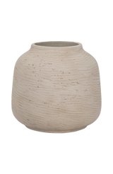 Jabari Grey Washed Vase – Freisteller Produktfoto