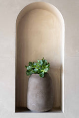 Mahir Mocha Washed Vase Mocha aus Fiberclay || Abgebildete Größe: XL