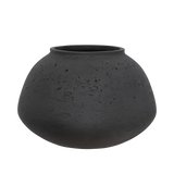 Imara Black Washed Vase – Freisteller Produktfoto