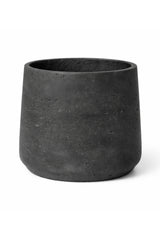 Patt Black Washed Pflanzkübel schwarz aus Fiberclay Blumentopf [v=s][v=m][v=l][v=xl]