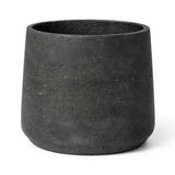 Patt Black Washed Pflanzkübel schwarz aus Fiberclay Blumentopf [v=s][v=m][v=l][v=xl]