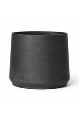 Patt Black Washed Pflanzkübel schwarz aus Fiberclay Blumentopf [v=xxl][v=xxxl] [mc]