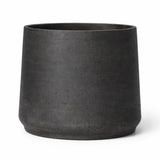 Patt Black Washed Pflanzkübel schwarz aus Fiberclay Blumentopf [v=xxl][v=xxxl] [mc]