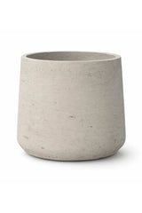 Patt Grey Washed Pflanzkübel Grau aus Fiberclay – Offenporige Beton-Optik für Innen & Außen [mc]