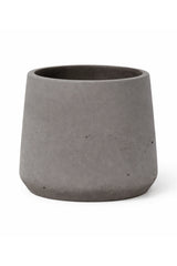 Patt Mocha Washed Pflanzkübel Mocha aus Fiberclay in Beton-Optik [mc]