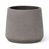 Patt Mocha Washed Pflanzkübel Mocha aus Fiberclay in Beton-Optik [mc]