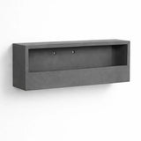 Hanging Wally Balcony Wandpflanzschale Grau aus Fiberstone – Wandmontage im Ambiente
