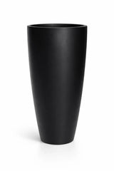 Dax Pflanzkübel Schwarz aus Fiberstone – freigestellt
