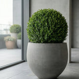 Jumbo Orb Pflanzkübel Grau aus Fiberstone – Kugelform