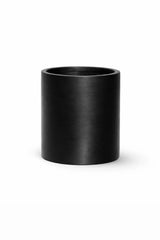 Mini Max Pflanzkübel Schwarz aus Fiberstone – freigestellt [mc]