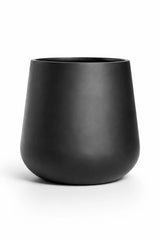 Pax Pflanzkübel Schwarz aus Fiberstone – freigestellt [mc]